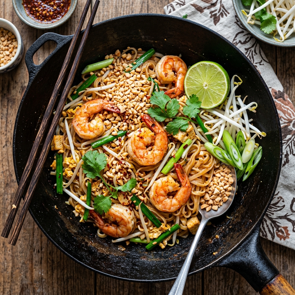 Pad Thai with Shrimp